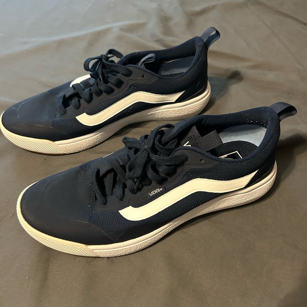 Vans Navy and White Classic Sneakers